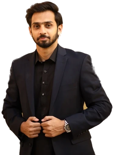 Haroon Ali Shah headshot, dark suit